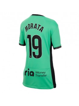 Ženski Nogometna dresi replika Atletico Madrid Alvaro Morata #19 Tretji 2023-24 Kratek rokav